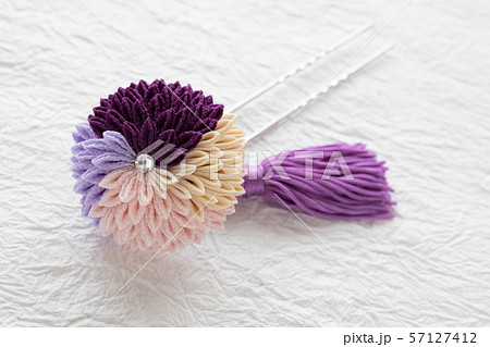 つまみ細工の簪 つまみ細工の簪 57127412