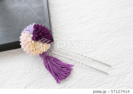 つまみ細工の簪 つまみ細工の簪 57127414