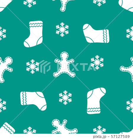 Christmas and New Year 2019 seamless pattern Christmas and New Year 2019 seamless pattern 57127589