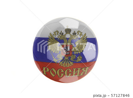 Russian Flag on Soccer ball Russian Flag on Soccer ball 57127846