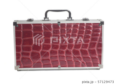 Business travel suitcase snake skin leather 57129473