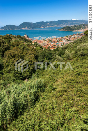 Lerici town - Gulf of La Spezia Liguria Italy 57130892