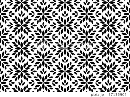 Flower geometric pattern. Seamless vector 57136905