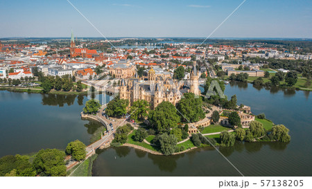 Aerial view of Schwerin Castle Aerial view of Schwerin Castle 57138205