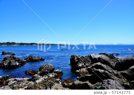 安房崎海岸から剣崎方面 安房崎海岸から剣崎方面 57143775