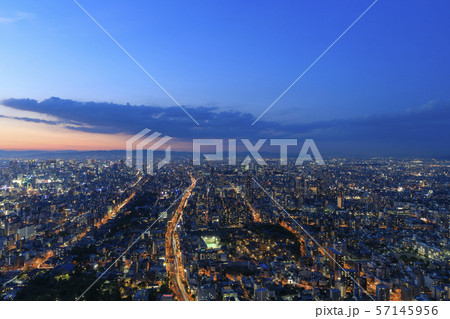 大阪市・都市風景・天王寺 大阪市・都市風景・天王寺 57145956