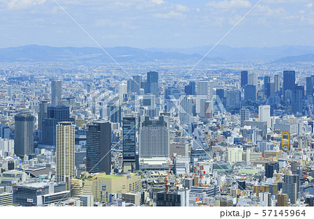 大阪市・都市風景・難波方面 大阪市・都市風景・難波方面 57145964