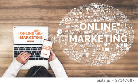 Marketing of Digital Technology Business Concept Marketing of Digital Technology Business Concept 57147687