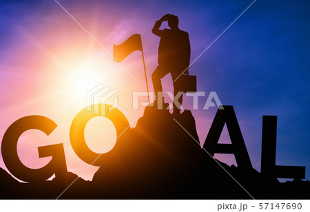 Achievement and Business Goal Success Concept. Achievement and Business Goal Success Concept. 57147690