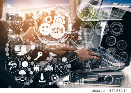 KPI Key Performance Indicator for Business Concept. KPI Key Performance Indicator for Business Concept. 57148114