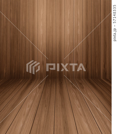 Wood table in front of wood wall blur background. Wood table in front of wood wall blur background. 57148335