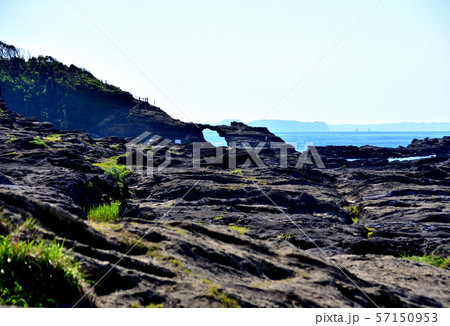城ヶ島馬の背洞門 57150953
