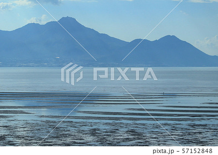 御輿来海岸の干潟風景 57152848