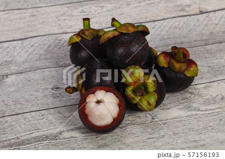 Sweet delicous exotic fruit - Mangosteen 57156193