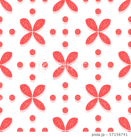 Seamless pattern with flowers Abstract background 57156741