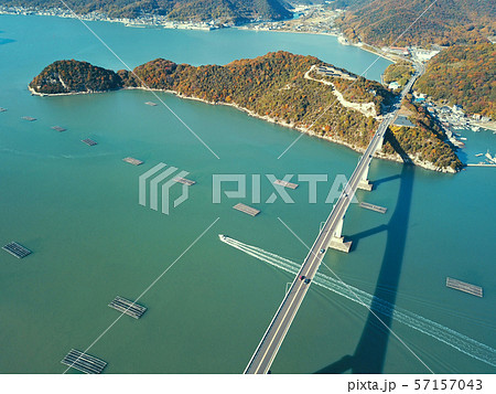 かたかみ大橋の上空から空撮 かたかみ大橋の上空から空撮 57157043