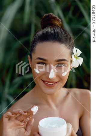 Beauty Woman Concept. Skin care 57158405