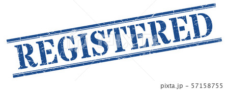registered stamp. registered square grunge sign. 57158755