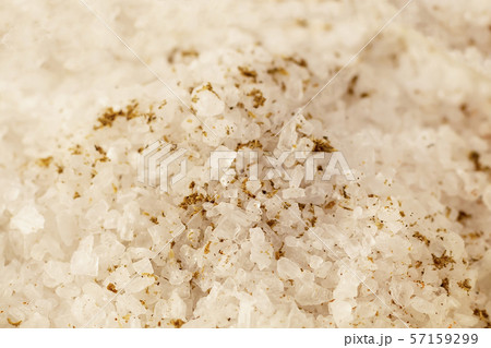 background salt granulated white crystal seasoning 57159299