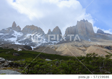 French Valley landscape, Torres del Paine, Chile 57159686