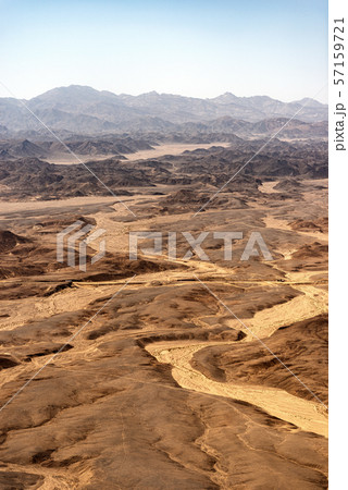 Aerial View of the Sahara Desert - Egypt Africa 57159721