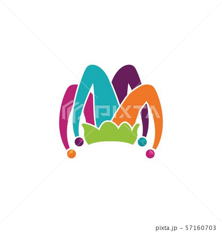 Harlequin hats stock illustration 57160703