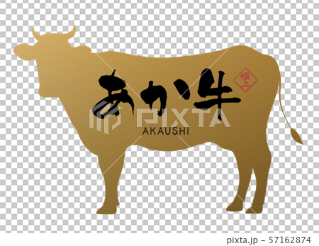 Red cow label Red cow label 57162874