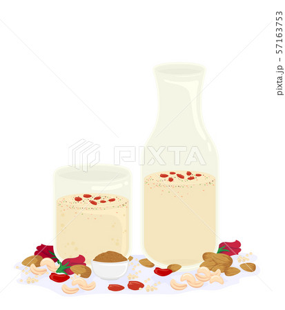 Holi Thandai Drink India Illustration 57163753
