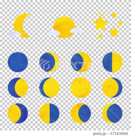 月の満ち欠け 57165660