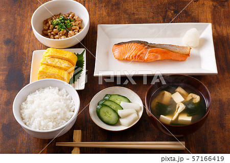 朝食イメージ、テーブル 57166419