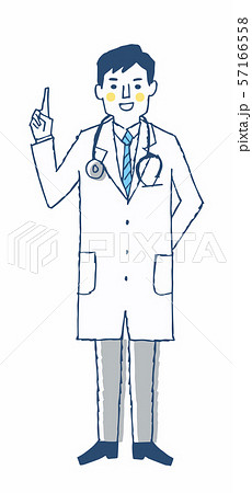 説明する男性医師 説明する男性医師 57166558
