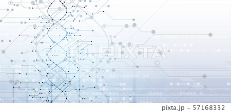 Abstract DNA technology. Science medical concept. 57168332
