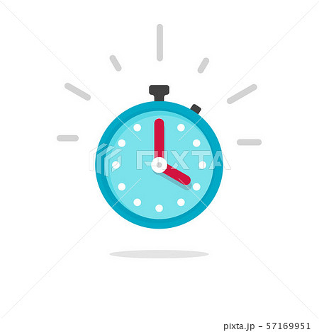 fast cartoon clock