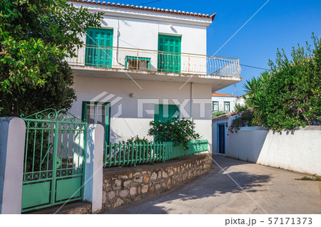 Walking on traditioanal greek streets, Spetses Walking on traditioanal greek streets, Spetses 57171373