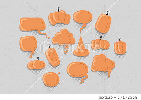 Happy halloween comic speech bubble for text Happy halloween comic speech bubble for text 57172558