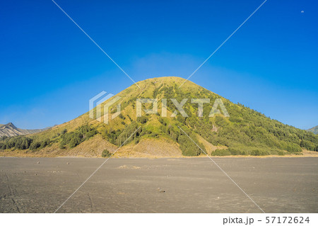 the Batok volcano in the Bromo Tengger Semeru National Park on the Java Island, Indonesia. One of the Batok volcano in the Bromo Tengger Semeru National Park on the Java Island, Indonesia. One of 57172624