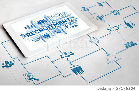 Human Resources and People Networking Concept. 57176304