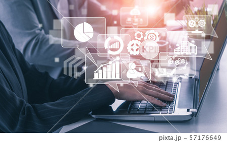 KPI Key Performance Indicator for Business Concept. 57176649