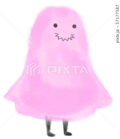 お化け（桃色） 57177387