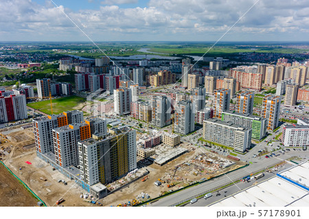 Residential district European. Tyumen. Russia 57178901