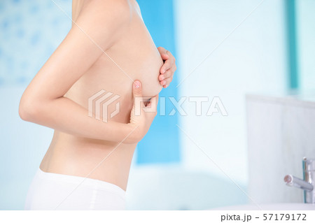 Breast cancer self check concept 57179172