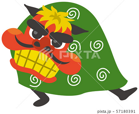 獅子舞のイメージイラスト 57180391