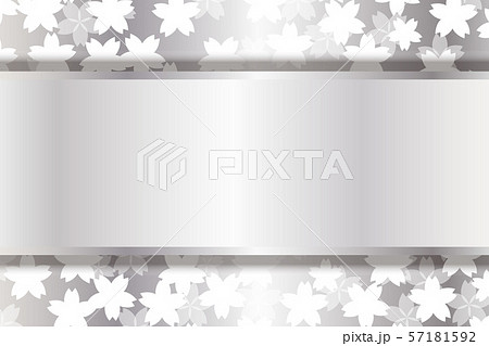 ベクターイラスト和風背景素材壁紙 さくらの花 春 満開 お花見 タイトルスペース 無料 フリーサイズのイラスト素材 57181592 Pixta