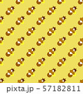 Abstract seamless geometric pattern brown, yellow, and white colors on yellow gold background. Use as wallpaper, gift wrap paper, tile prints, etc. 57182811