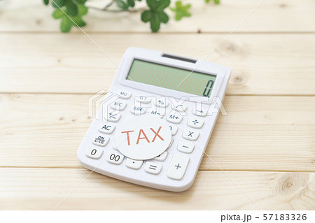 税金イメージ　TAX 57183326