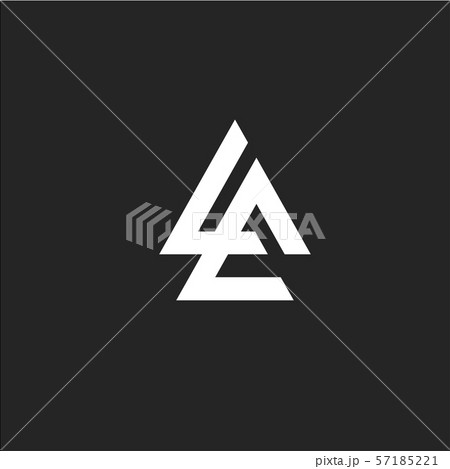L and A letter with monogram sport style Business design template logo icon 57185221
