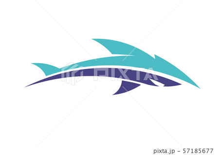 Fish logo vector, shark logo concept illustration, sport logo vector Fish logo vector, shark logo concept illustration, sport logo vector 57185677