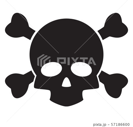 skull and crossbones icon on white background. flat style. death skull and crossbones icon for your web site design, logo, app, UI. danger symbol. poison sign. skull and crossbones icon on white background. flat style. death skull and crossbones icon for your web site design, logo, app, UI. danger symbol. poison sign. 57186600