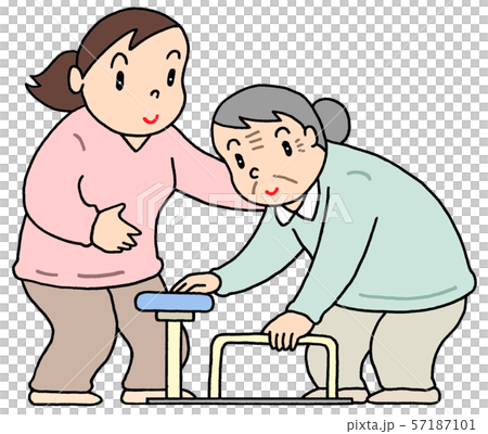 立ち上がり介助用品の使用 57187101