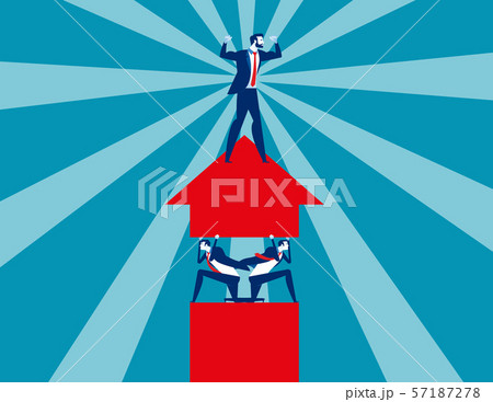 Employee and Manager. Concept business vector 57187278